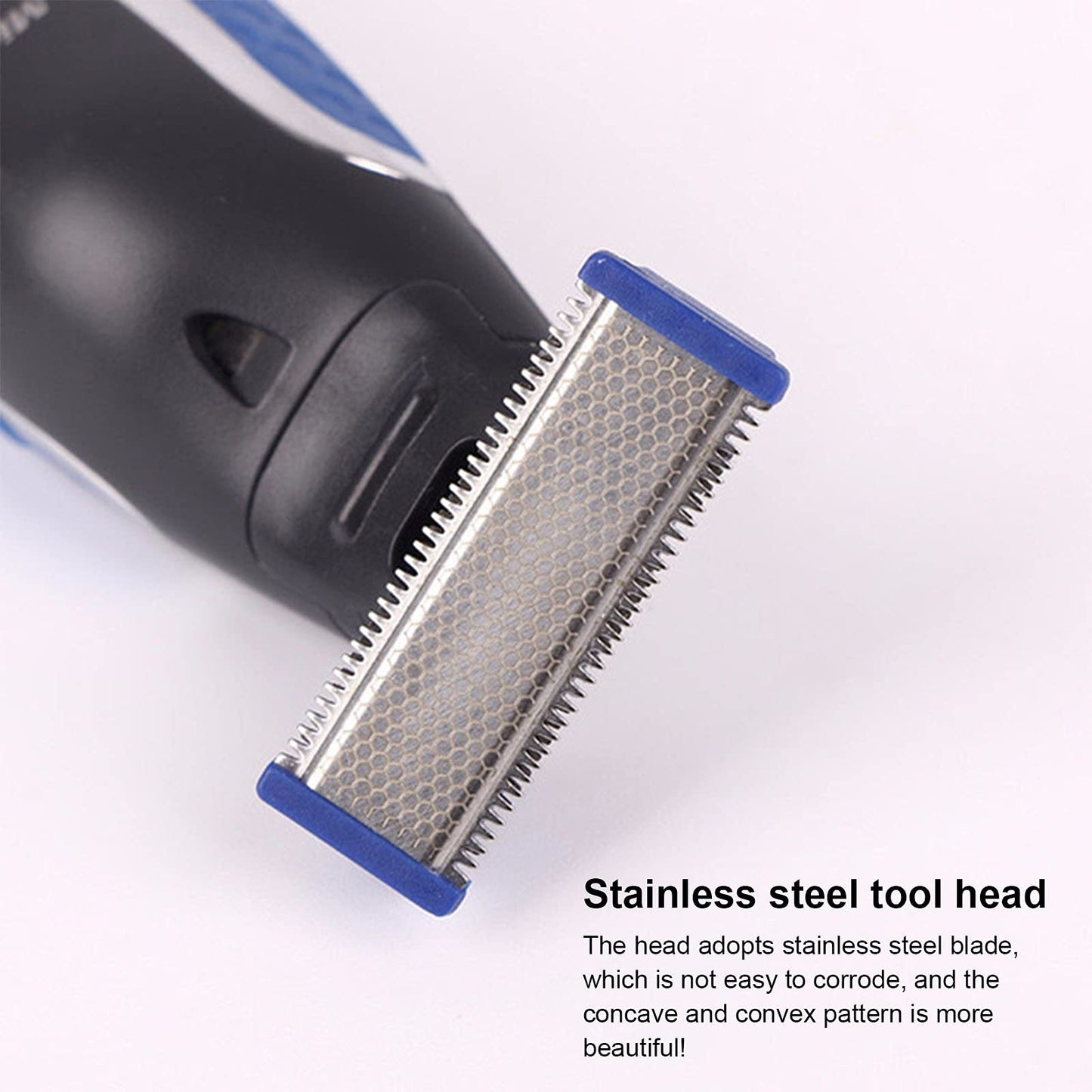 Cabezal de repuesto para máquina de afeitar eléctrica, cabezal de limpieza compatible con solo Trimmer Micro Touches de repuesto, cabezal de corte avanzado, cuchillas híbridas, incluye 2 cepillos de limpieza (2 unidades)