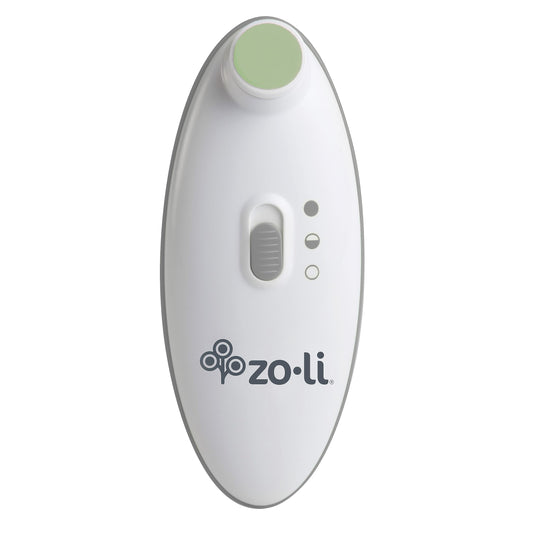 ZoLi Buzz B - Lima de uñas eléctrica para bebé | ZoLi Baby Safe para recién nacidos y más, lima de uñas eléctrica de seguridad original para bebé