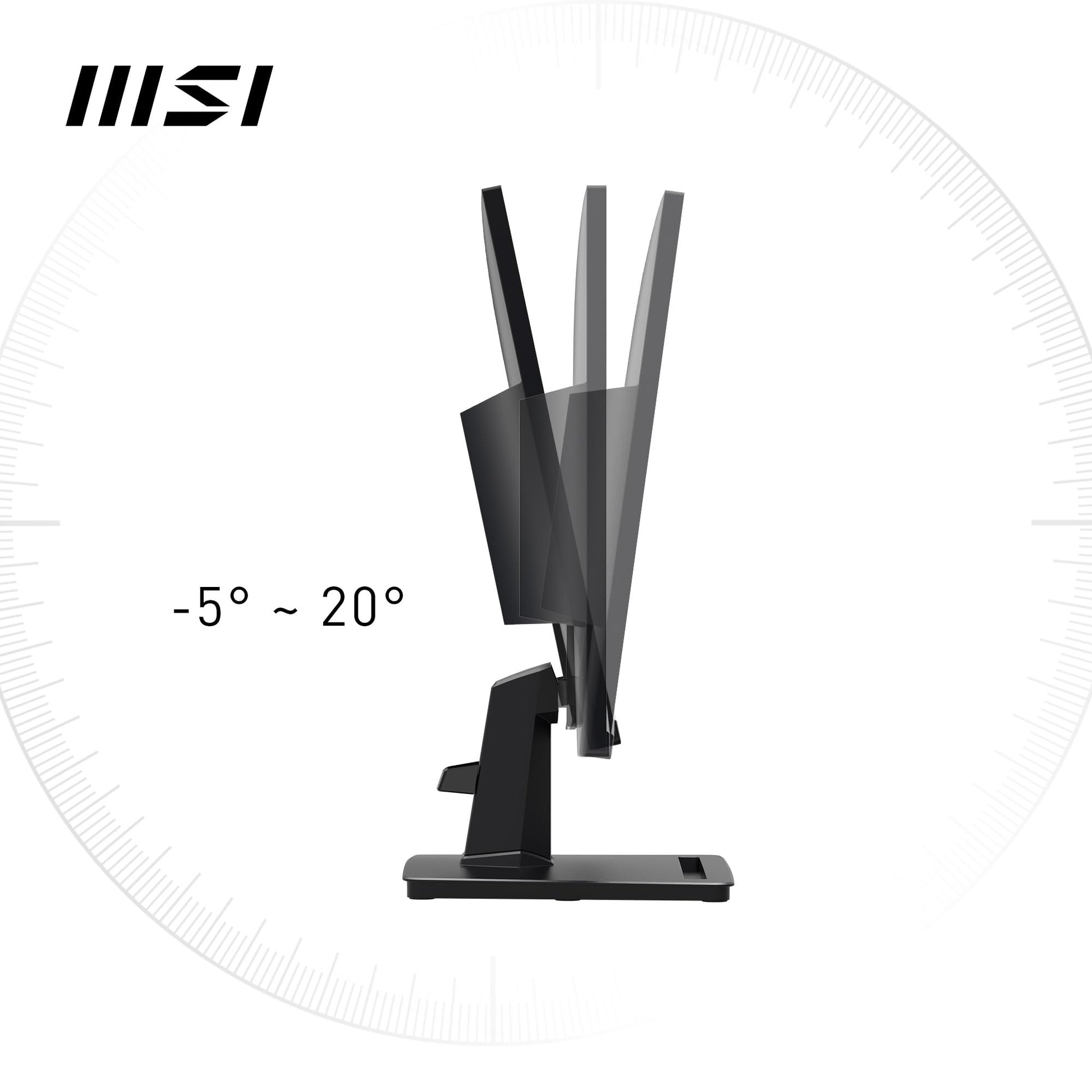 MSI Pro MP251 24.5" IPS 1920 x 1080 (FHD), 100Hz, sincronización adaptativa, HDMI, Puerto VGA, Montaje VESA, inclinación, Altavoz, 1 ms, Negro