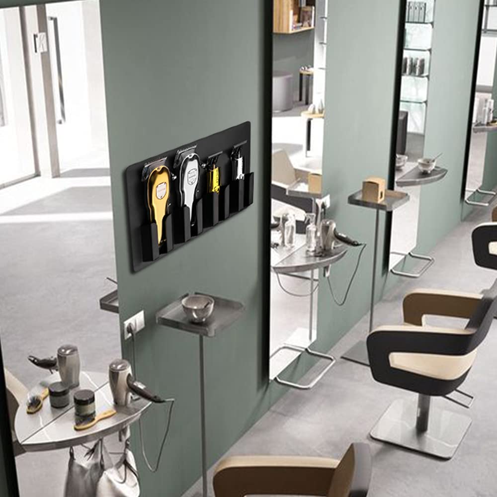 Soportes para Cortapelos Organizador de Pared 2 Piezas para Peluqueros