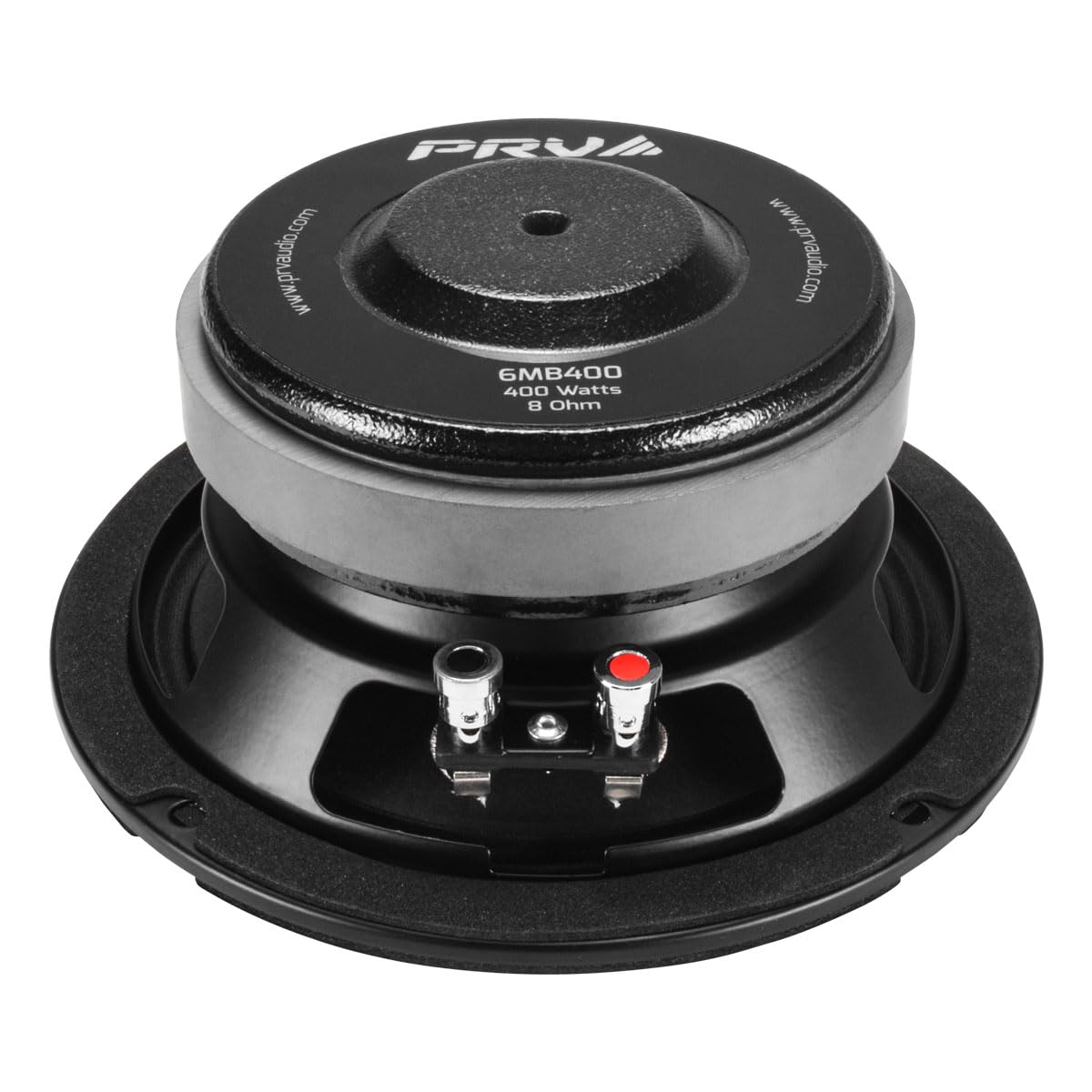 Altavoz PRV AUDIO 6.5 Pulgadas Rango Medio 8 Ohm 400 Vatios de Alto Rendimiento de Alta Salida de Sonido