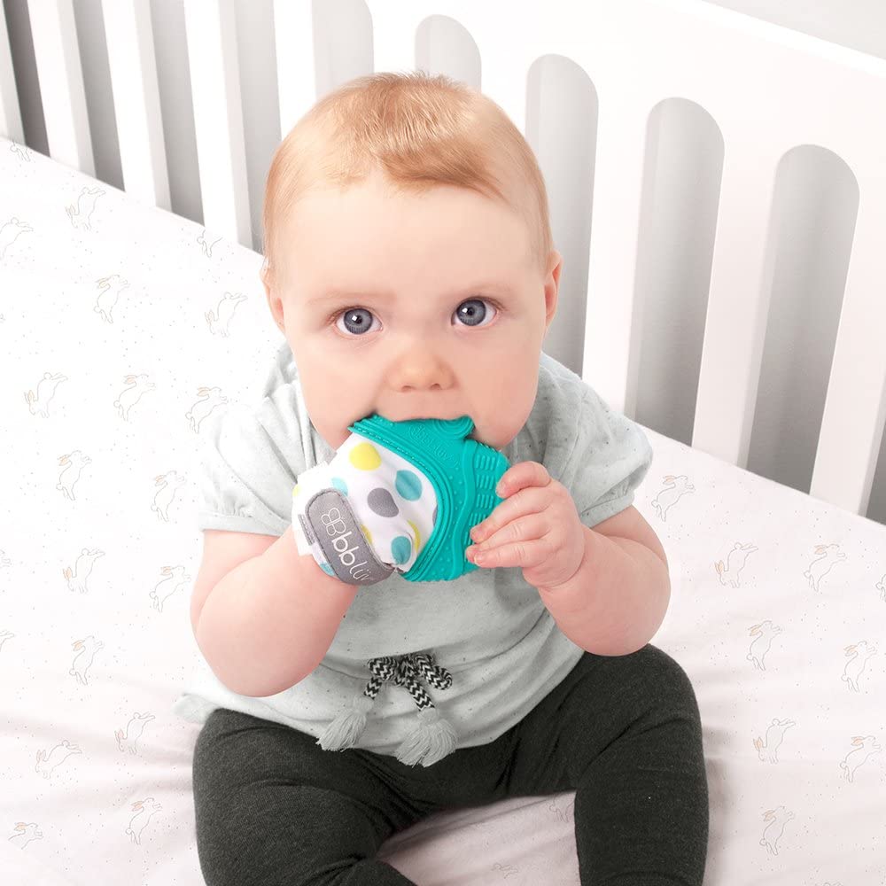 bbluv Guante de denticion para bebe - Gris