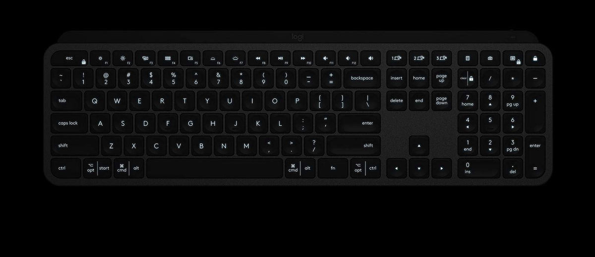 Teclado Inalámbrico Avanzado Logitech MX Keys Grafito Renovado