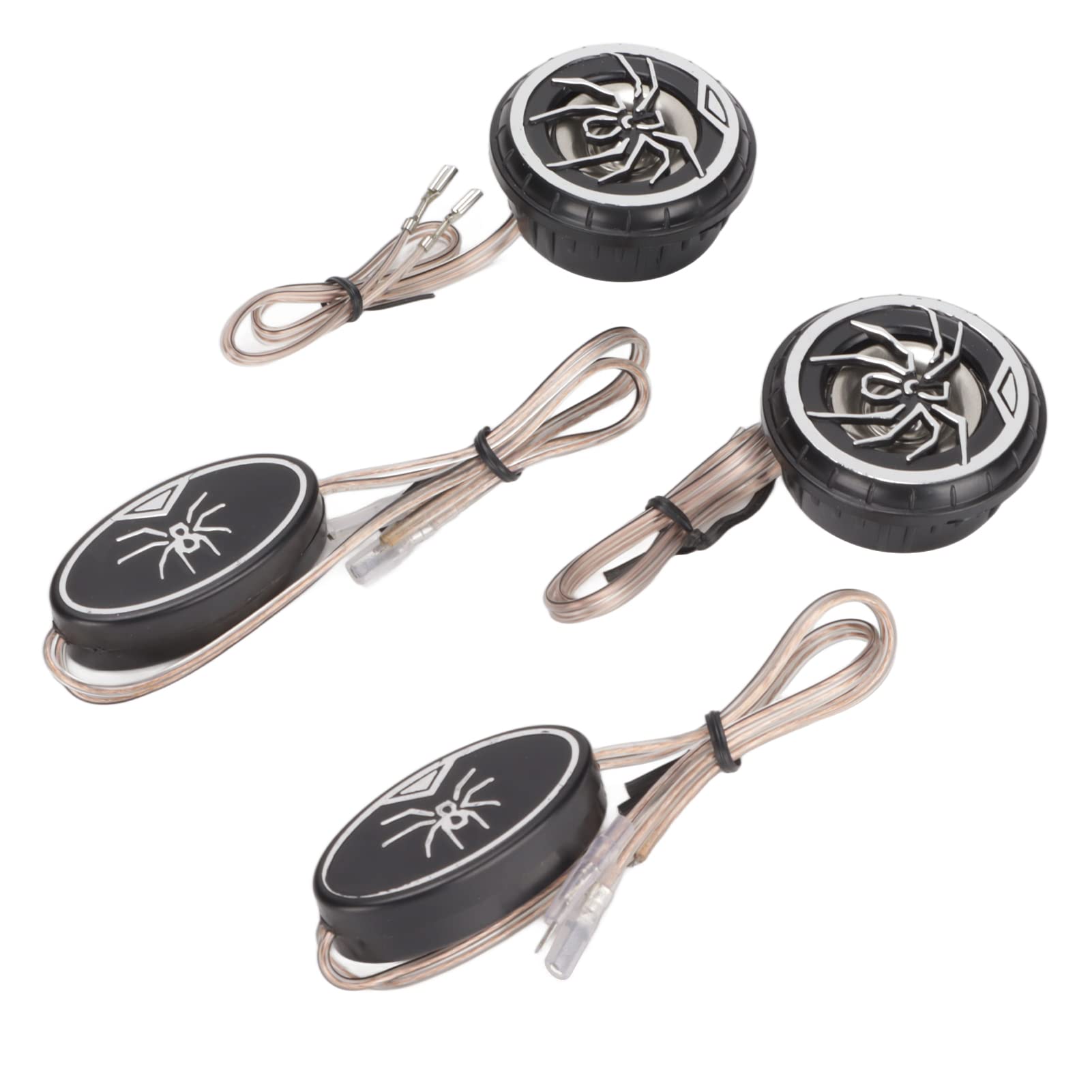 ciciglow Par de Tweeters de Cúpula para Automóvil de 12 V, Altavoz Estéreo Profesional de Alta Fidelidad para Vehículos de 150 W, Altavoz Coaxial para Automóvil, Salida de Alta