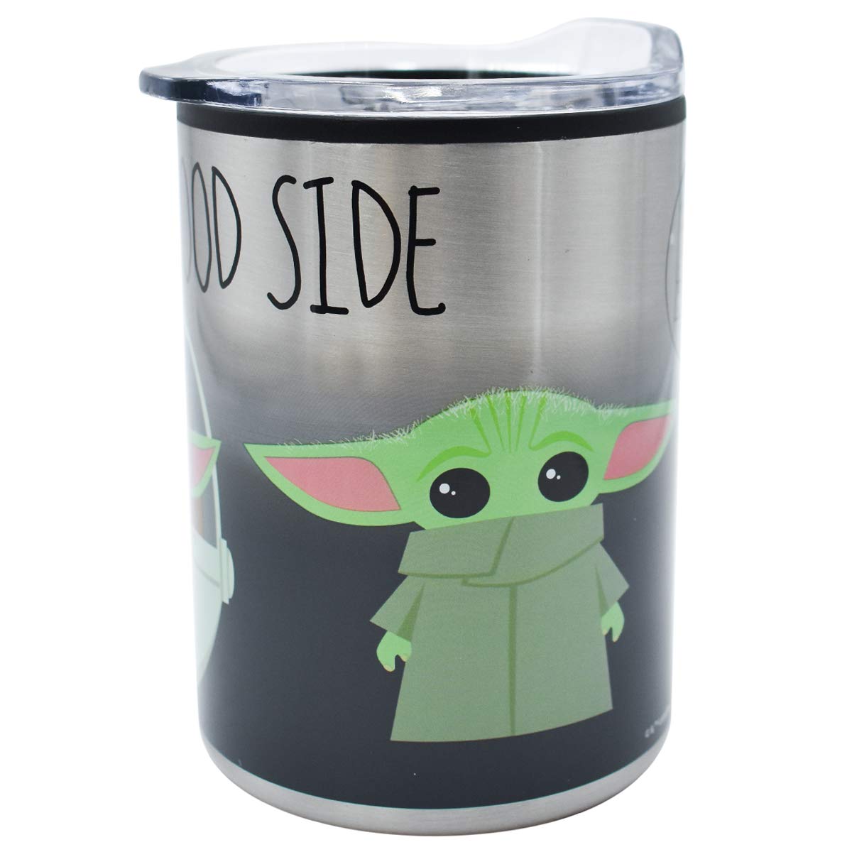 Fun Kids Disney 2415-3498 Vaso Térmico Termo para Café The Child Mandalorian Star Wars de Acero Inoxidable de Doble Pared de 350 Mililitros 1 Pieza