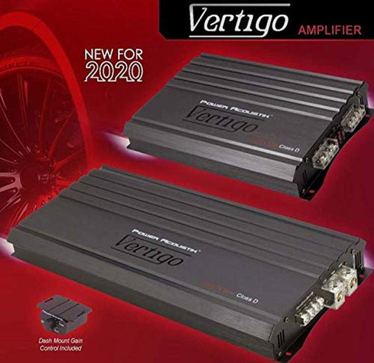 Amplificador Power Acoustik VA4-2200D Vertigo Series 2.200 W Máx 4 Canales Clase D