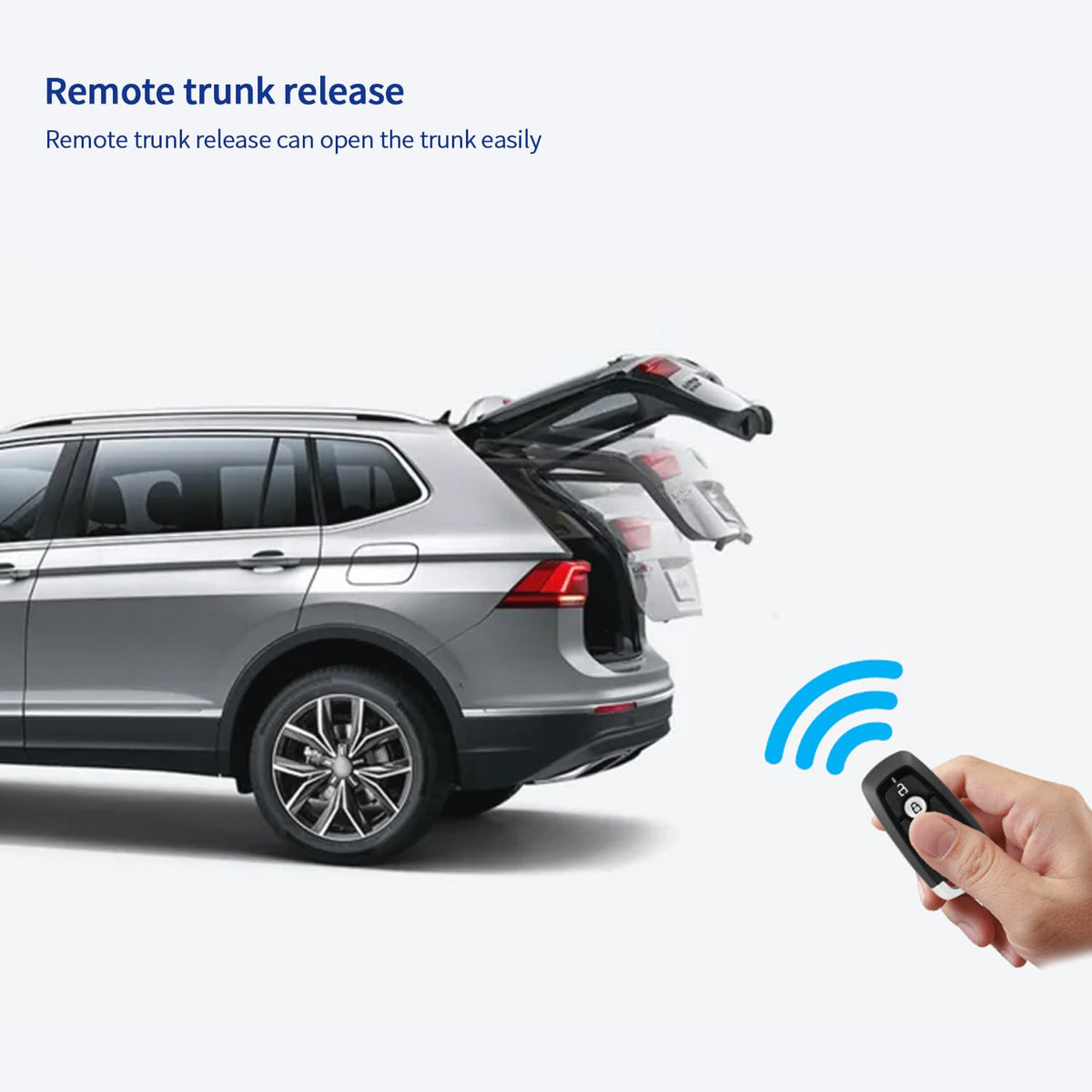 Sistema de Alarma Pasiva Easyguard Negro con NFC y Arranque Remoto para Coche