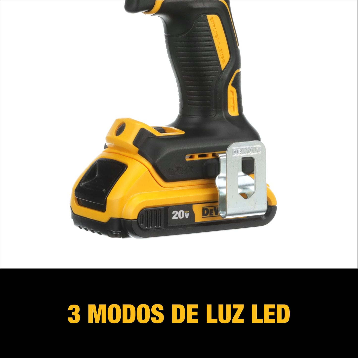 DEWALT Taladro Atornillador 1/2" (13mm), 20V máx, Incluye 2 Baterías y Cargador, DCD791D2