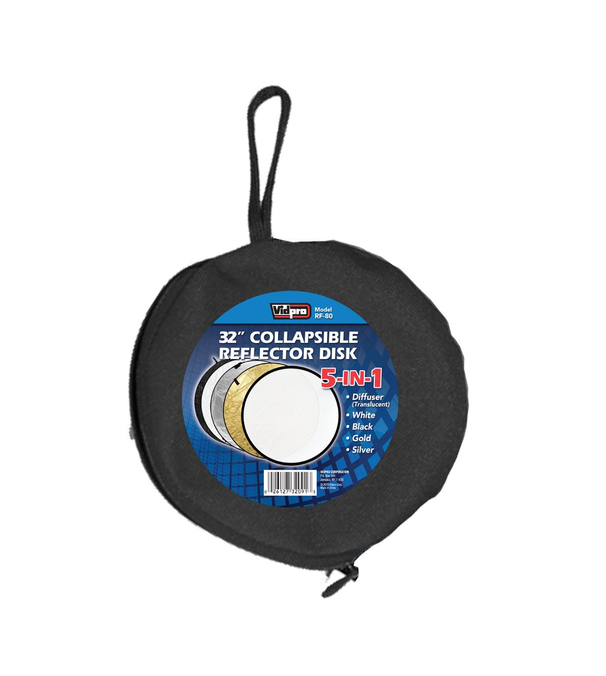 VidPro 5-in-1 Reflector disco 81,3 cm abatible