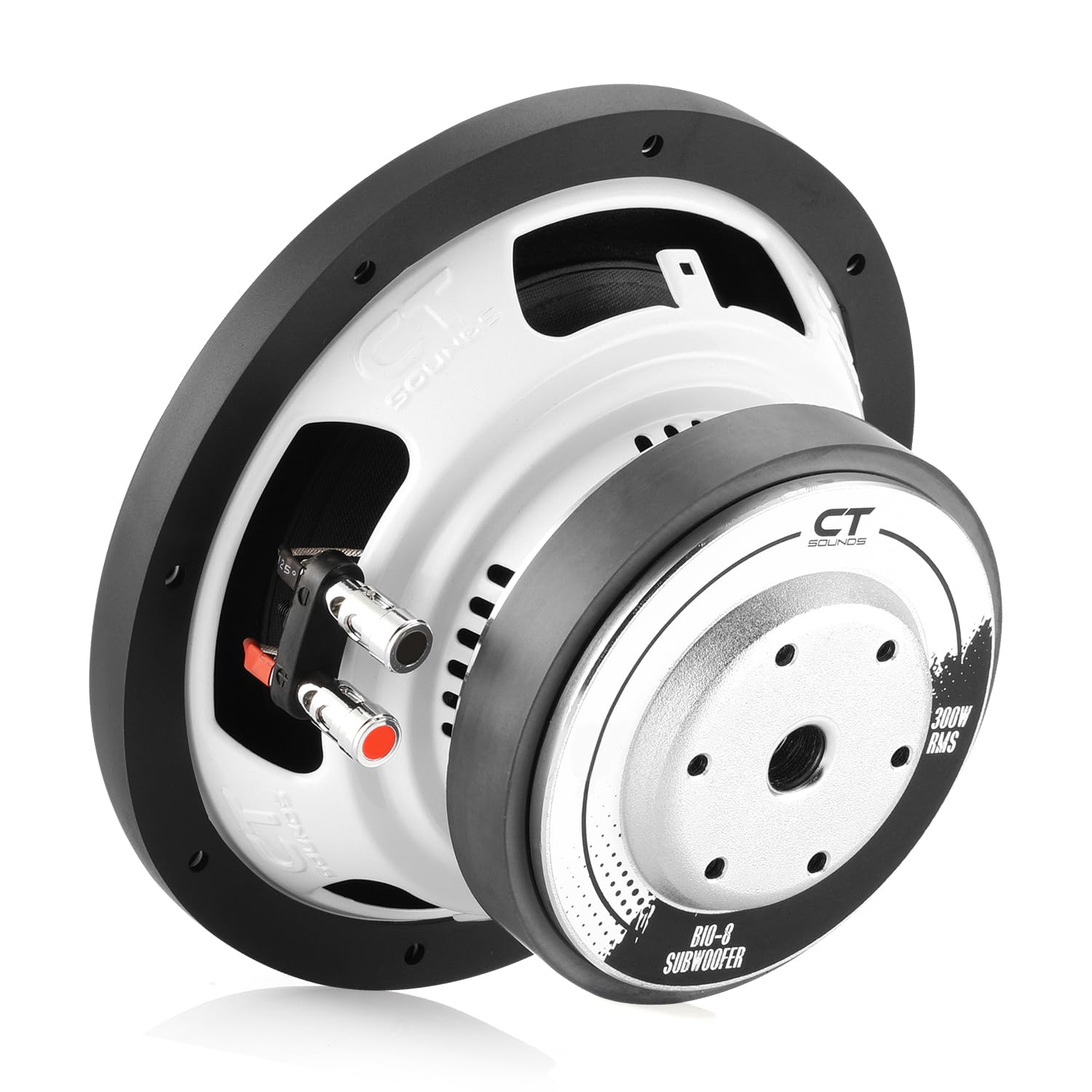 CT Sounds Bio - Subwoofer dual de 4 ohmios de 8 pulgadas, 600 vatios