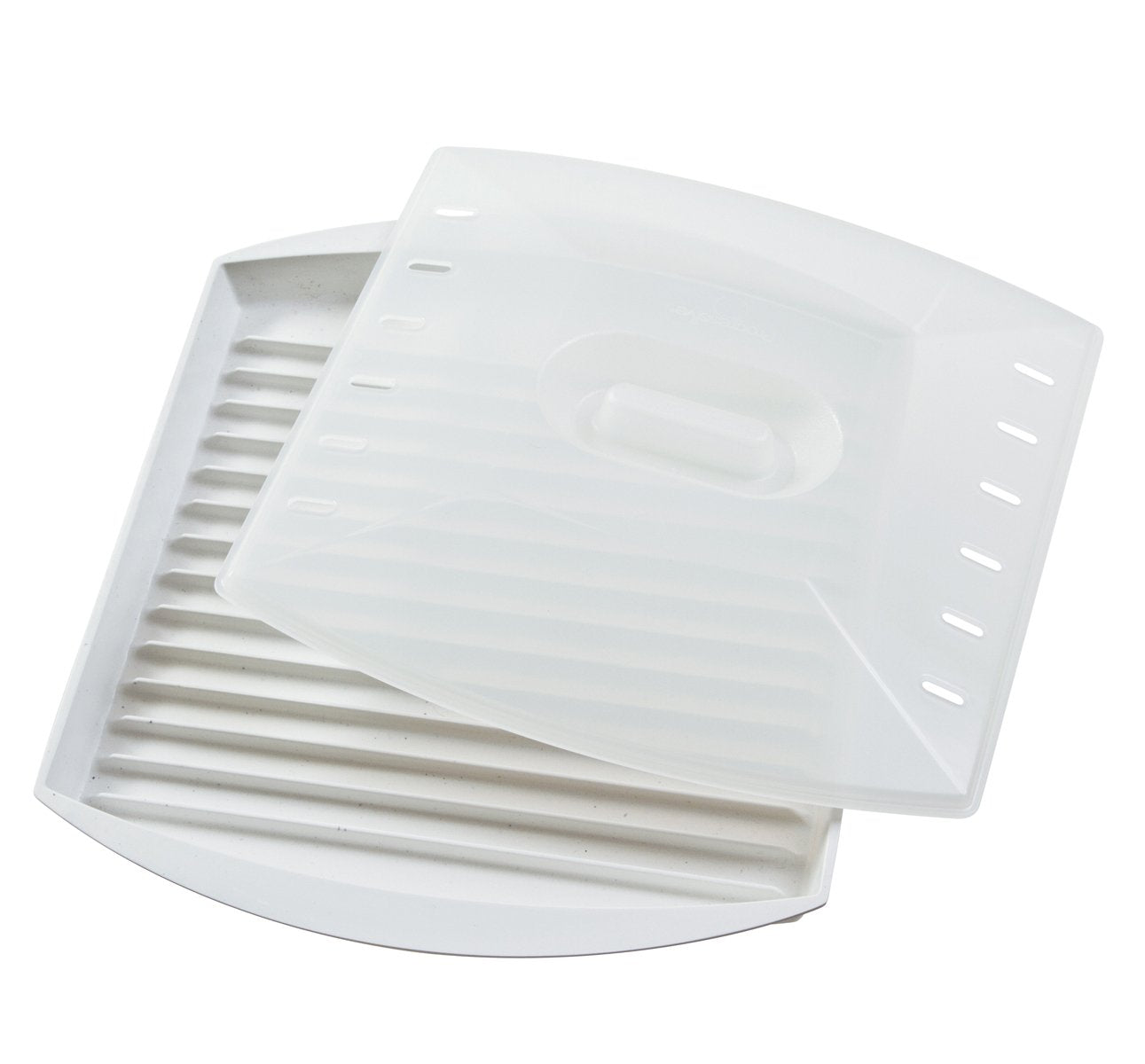 Asador de Tocino Progressive Prep Solutions Rojo con Tapa para Microondas