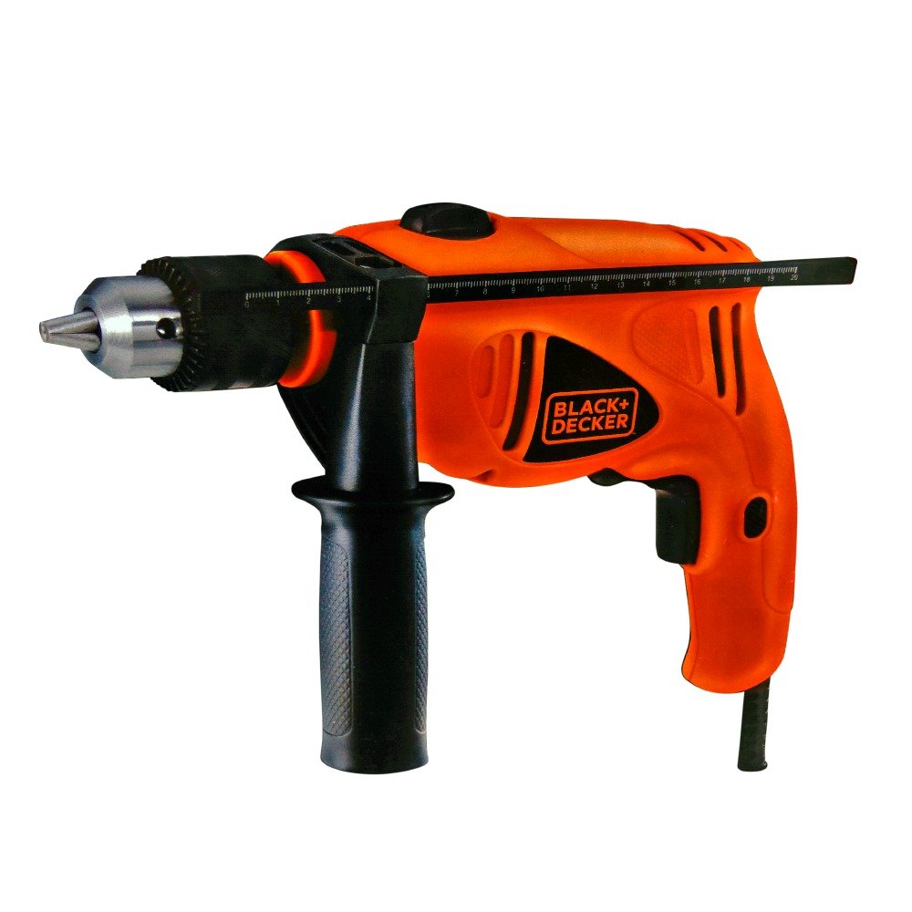 BLACK+DECKER Taladro Rotomartillo 1/2" (13mm), 550W, 2800Rpm, HD500
