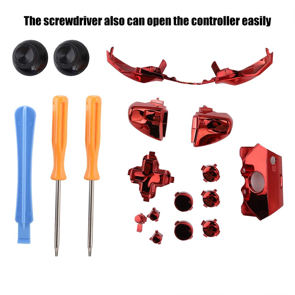 Juego de Destornilladores Tangxi Rojo Elite con Botones de Reemplazo para One Elite Controller