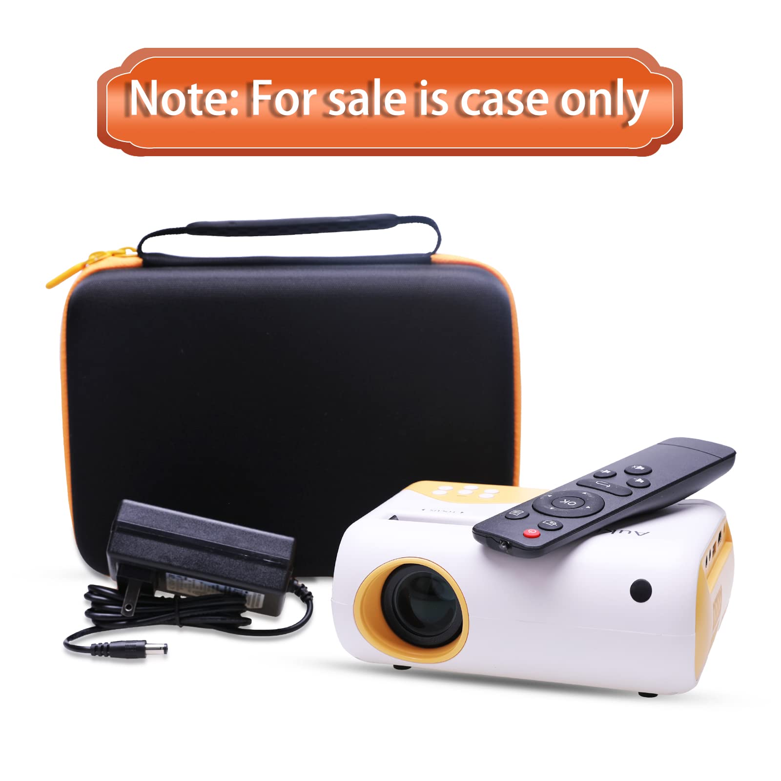 LTGEM - Funda rígida de viaje para proyector AuKing Mini 2023 actualizada, solo funda (interior: 9.2 x 6.2 x 2.4 pulgadas)