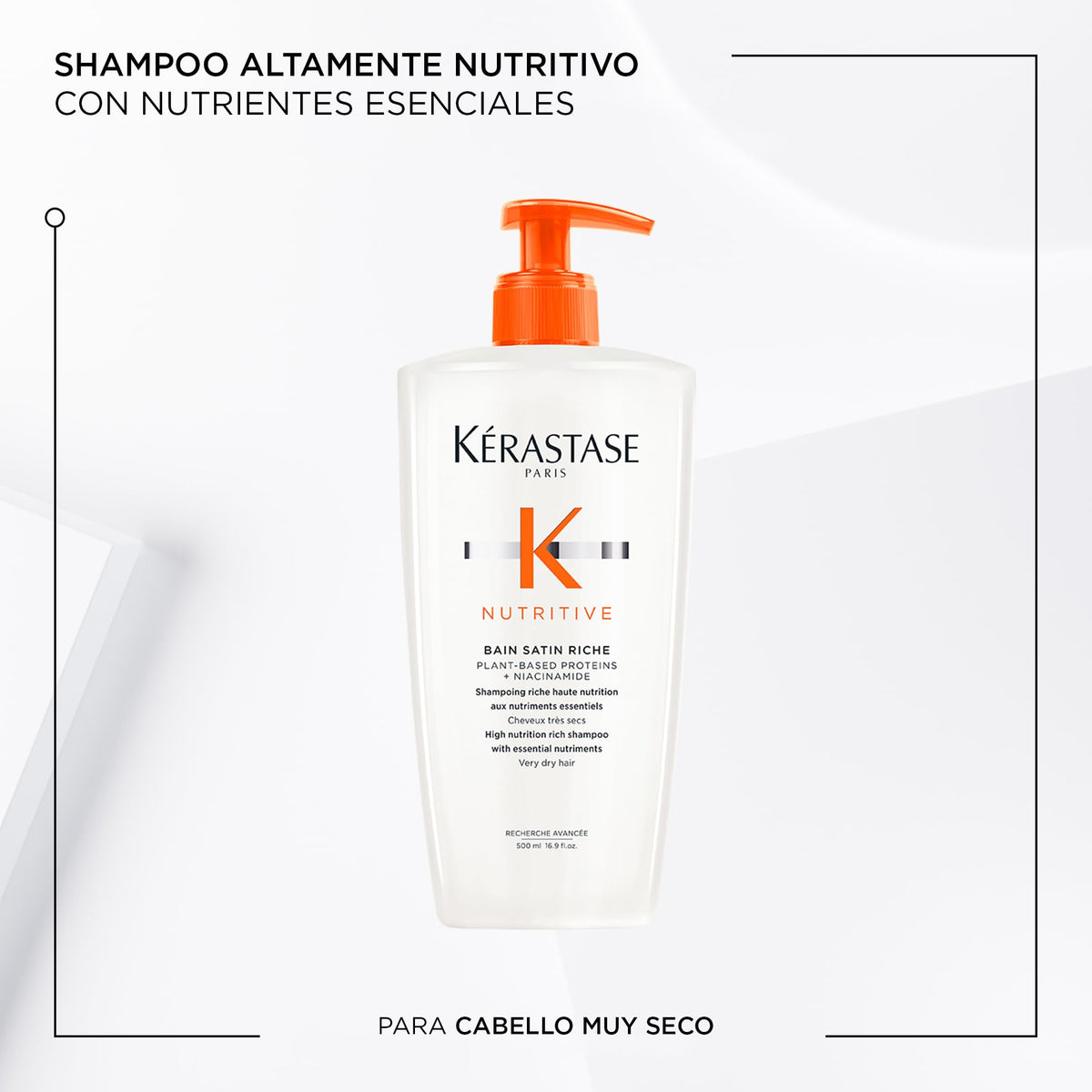 KÉRASTASE Bain Satin Riche | Shampoo Cabello Muy Seco 500 ml