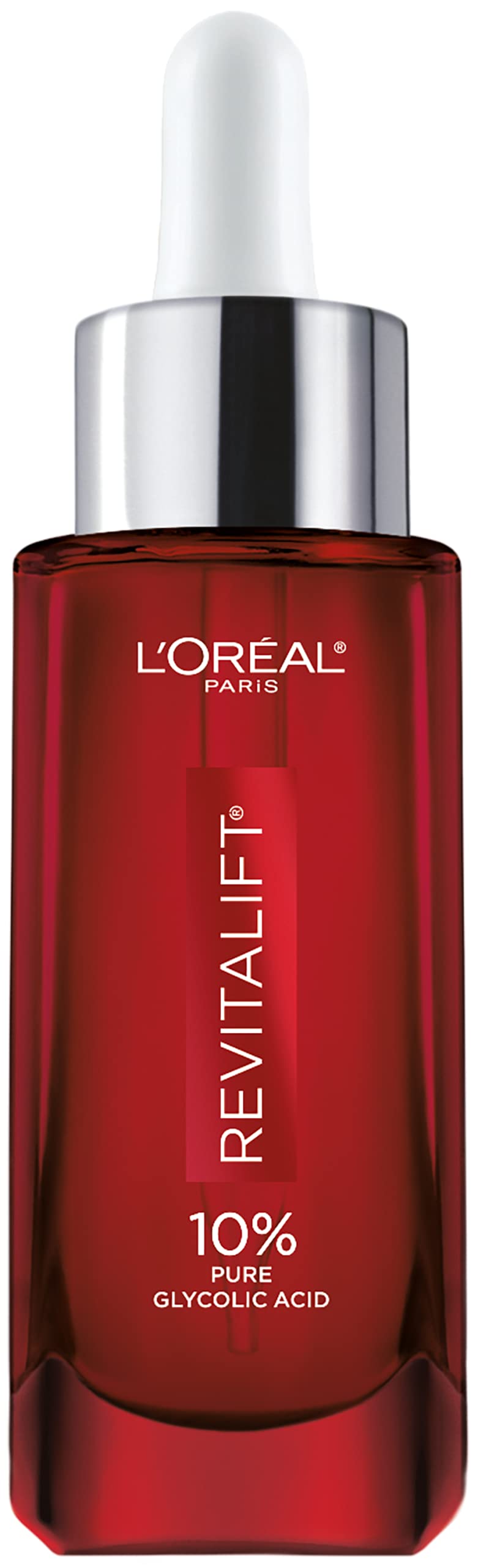Pure Glycolic Acid Face Serum By L’Oreal Paris Skin Care I Revitalift Derm Intensives 10% Glycolic Acid Serum I Dark Spot Corrector To Even Tone & Reduce Wrinkles I 1.0 Oz
