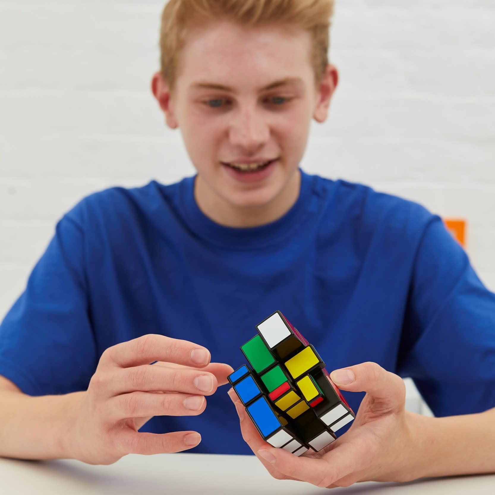 Games Bloques de Rubik'S, Cubo 3x3 Original con un Toque Diferente, Rompecabezas para solución de Problemas difíciles