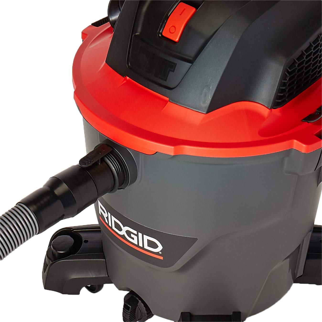 Aspiradora de Sólidos y Líquidos Ridgid Negro Rojo 5 HP 12 Galones