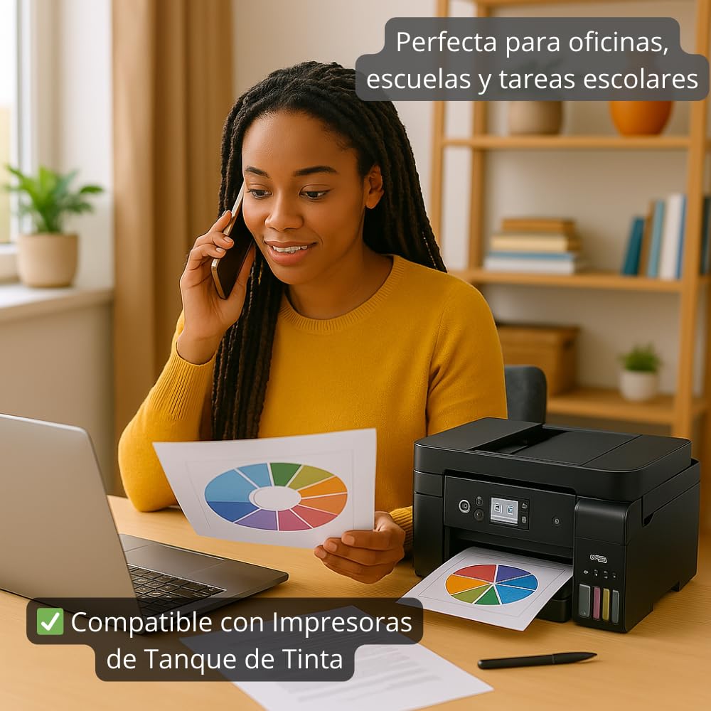LizzVicc Pack de Tinta Genérica para Epson 673 / T673 – 2 Botellas Negras + 1 Cian, 1 Magenta, 1 Amarillo, 1 Cian Claro y 1 Magenta Claro (70 ml c/u) – Compatible con L800, L805, L810, L850, L1800
