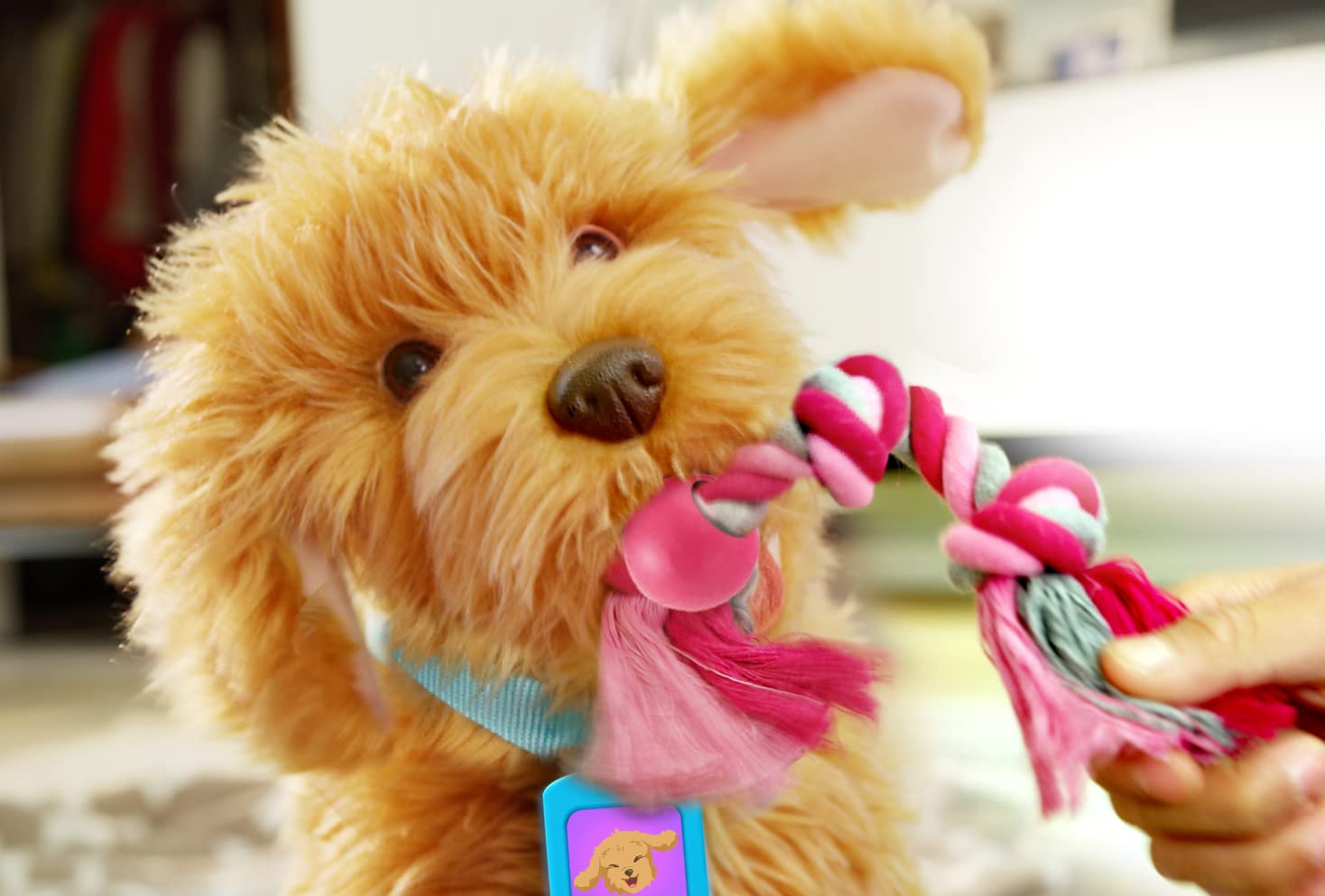 Labradoodle Interactivo My Fuzzy Friends Sky Rocket Moji