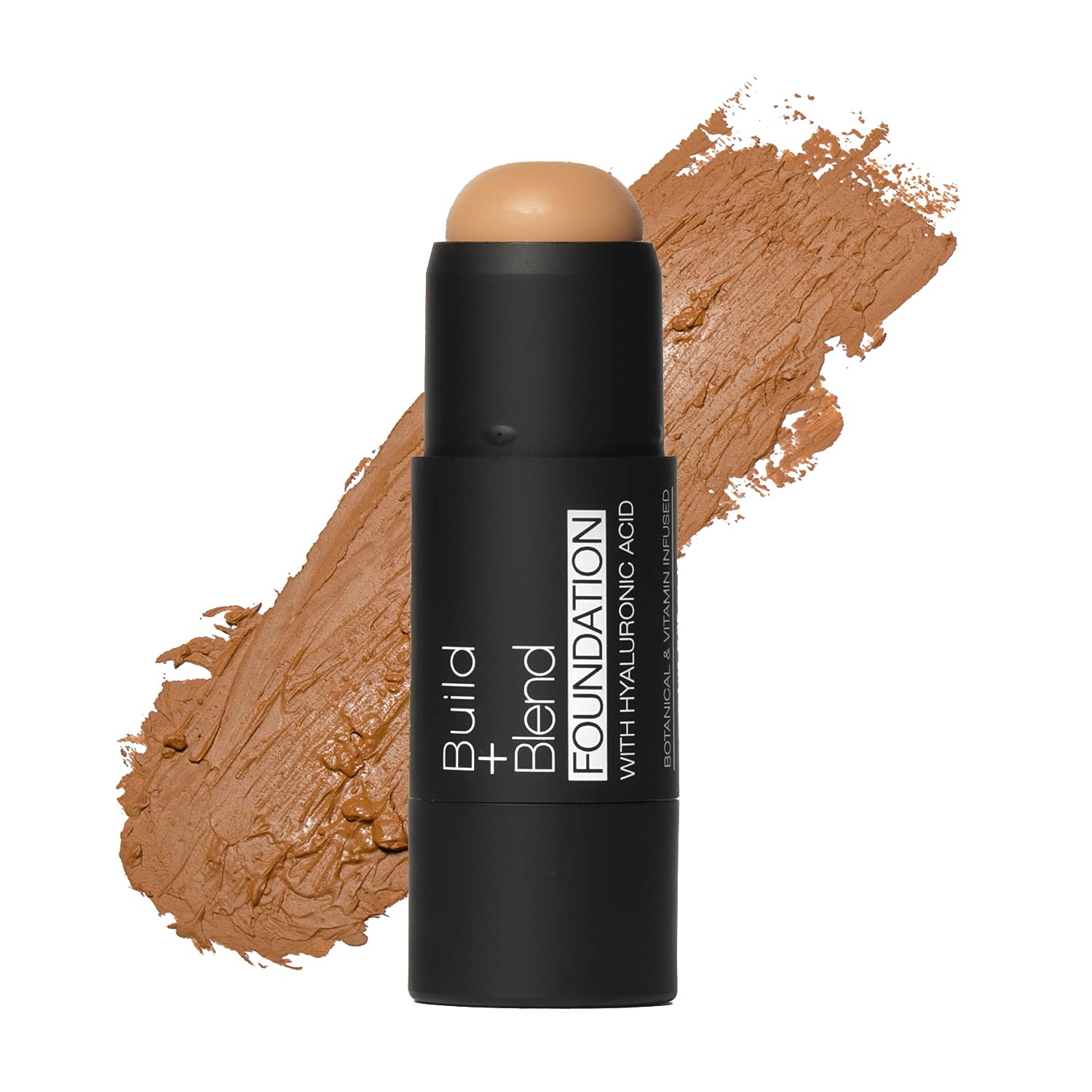 Palladio BUILD + BLEND - Barra de base, barra de contorno para cara, maquillaje profesional para un aspecto perfecto, 0.25 onzas, Amber Glow