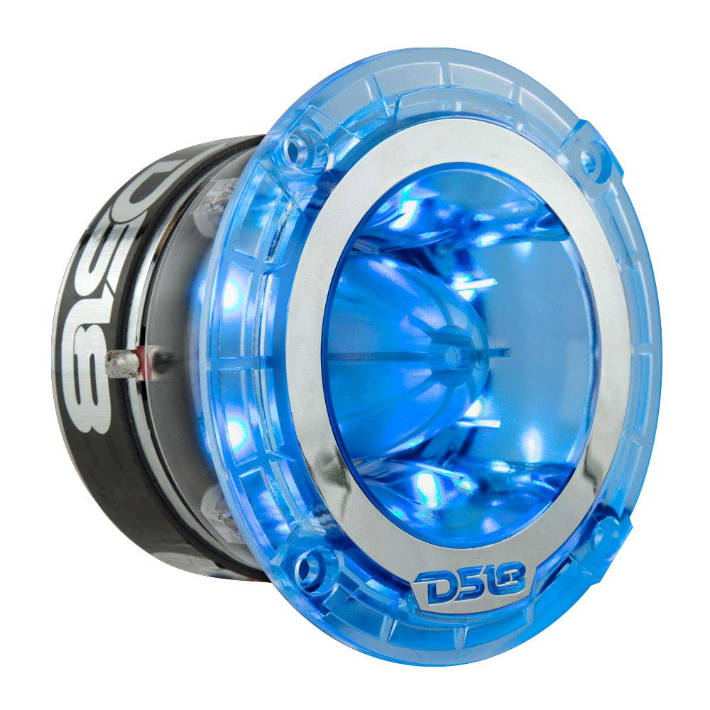 DS18 PRO-TW4L RGB Super altavoz de agudos - 1.75 pulgadas, marco de policarbonato y diafragma de titanio, 560 W máximo, 280 W RMS, 4 ohmios, cruce integrado - Los tweeters PRO son los mejores del mercado de audio profesional (1 altavoz)