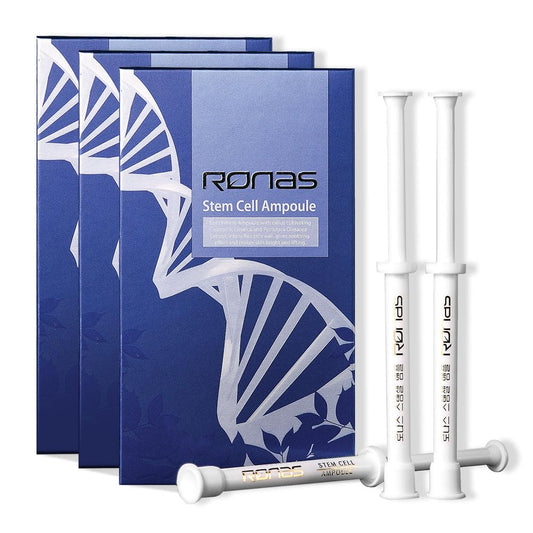 Ronas Stem Cell Ampoule 30ea.Advanced Anti Aging Formula.Dermatologists Approved and Recommended as Best Anti Aging Solution.Plant Stem Cells Rejuvenate your Skin.Korean Esthetician's