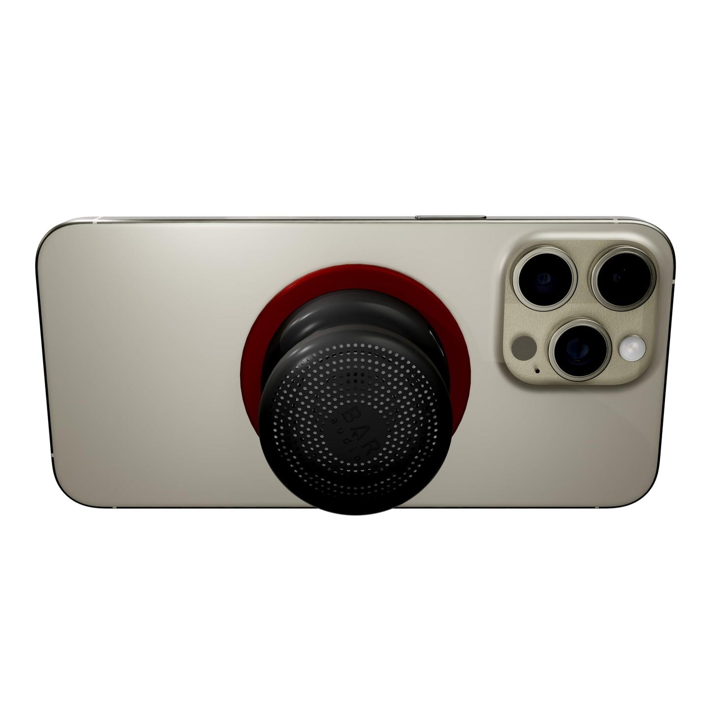 Cellhelmet Bar Audio Mini Mag Altavoz inalámbrico magnético compacto con audio potente, resistencia al agua IPX5, duración de batería de 6 horas y montaje compatible con MagSafe en color negro ónix