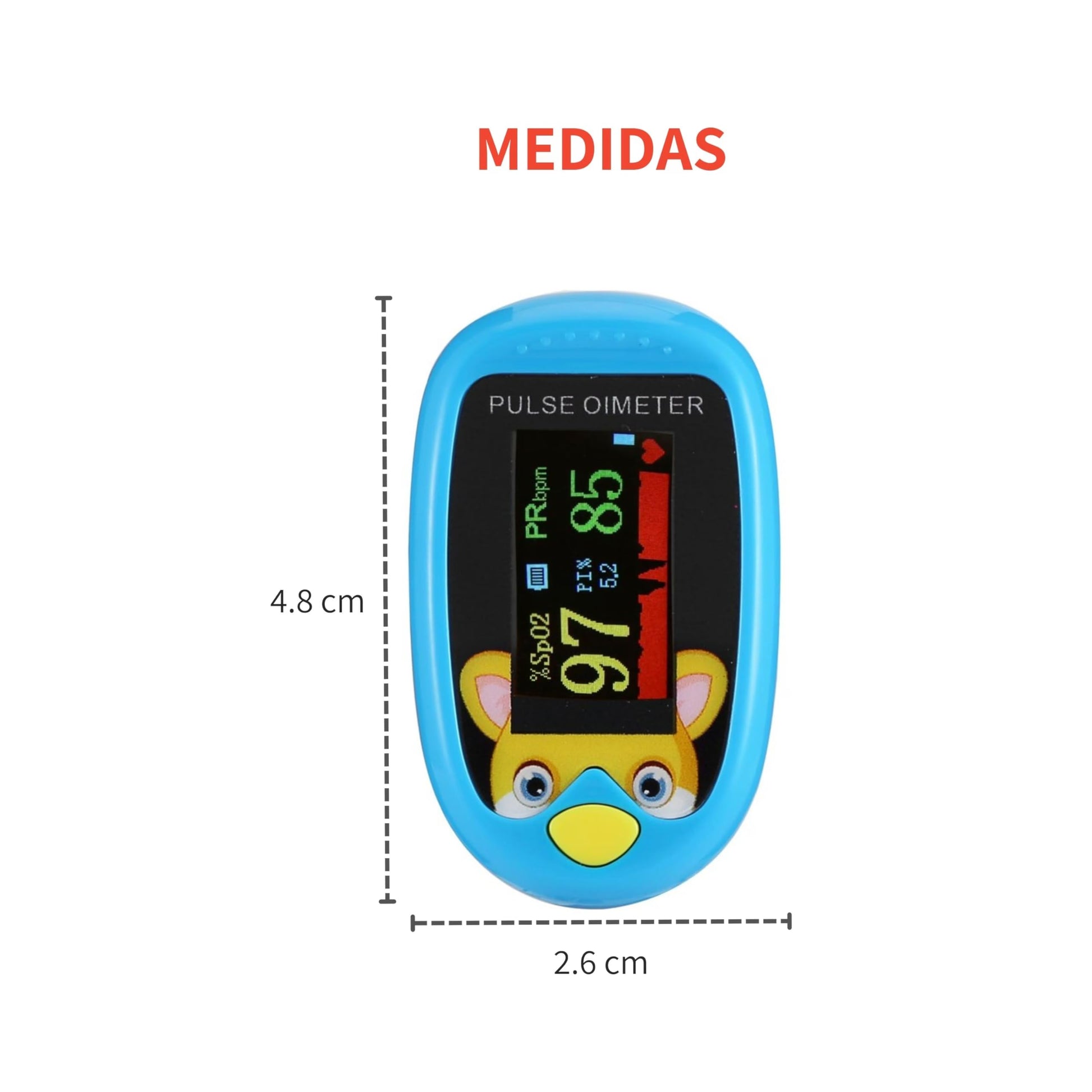 LIVENIA Oxímetro Monitor Digital Pediátrico, Monitor para Niños, Recargable