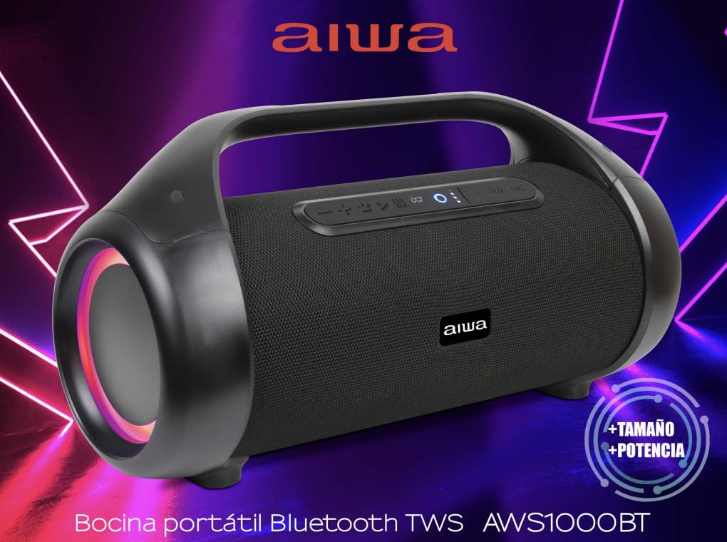 Aiwa Bocina Portátil Bluetooth 90W | AWS1000BT