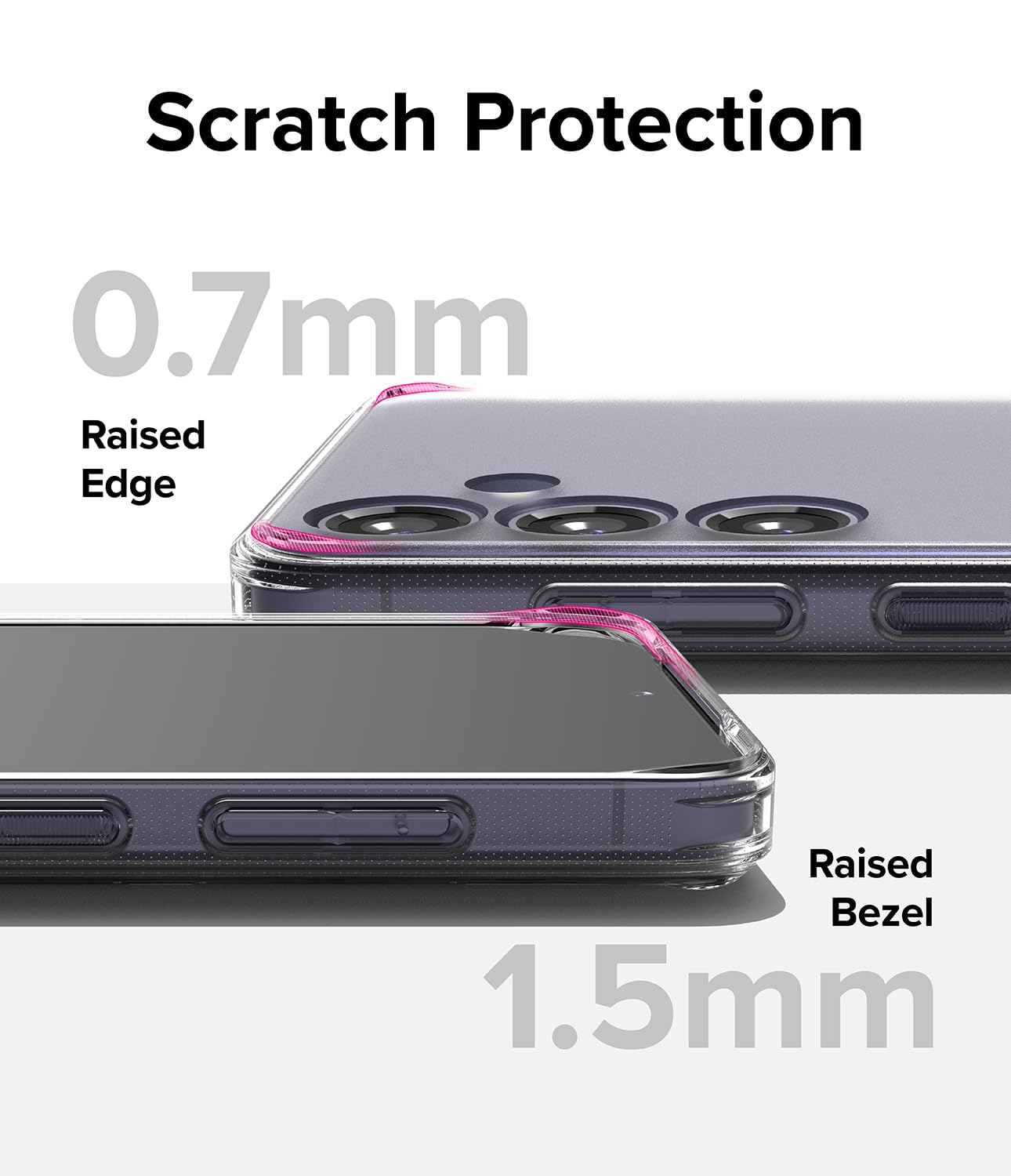 Funda Ringke Fusion Translúcida Mate Antihuellas para Samsung Galaxy S24 Plus 5G Matte Clear
