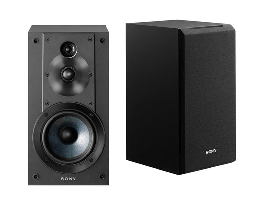 Sistema de Altavoces de Estantería Sony Negro de 3 Vías y 3 Controladores