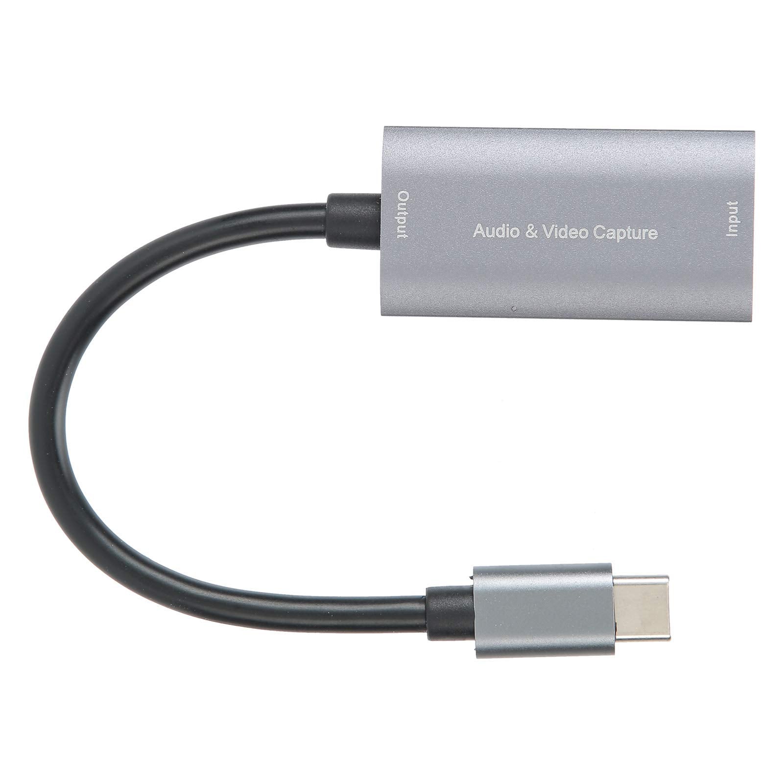 Convertidor de Video portátil Tipo C HDMI a USB-C Tarjeta de Captura de Video y Audio Grabación de Video 4K 1080P Juego Live Silver Grey Drive Z29A