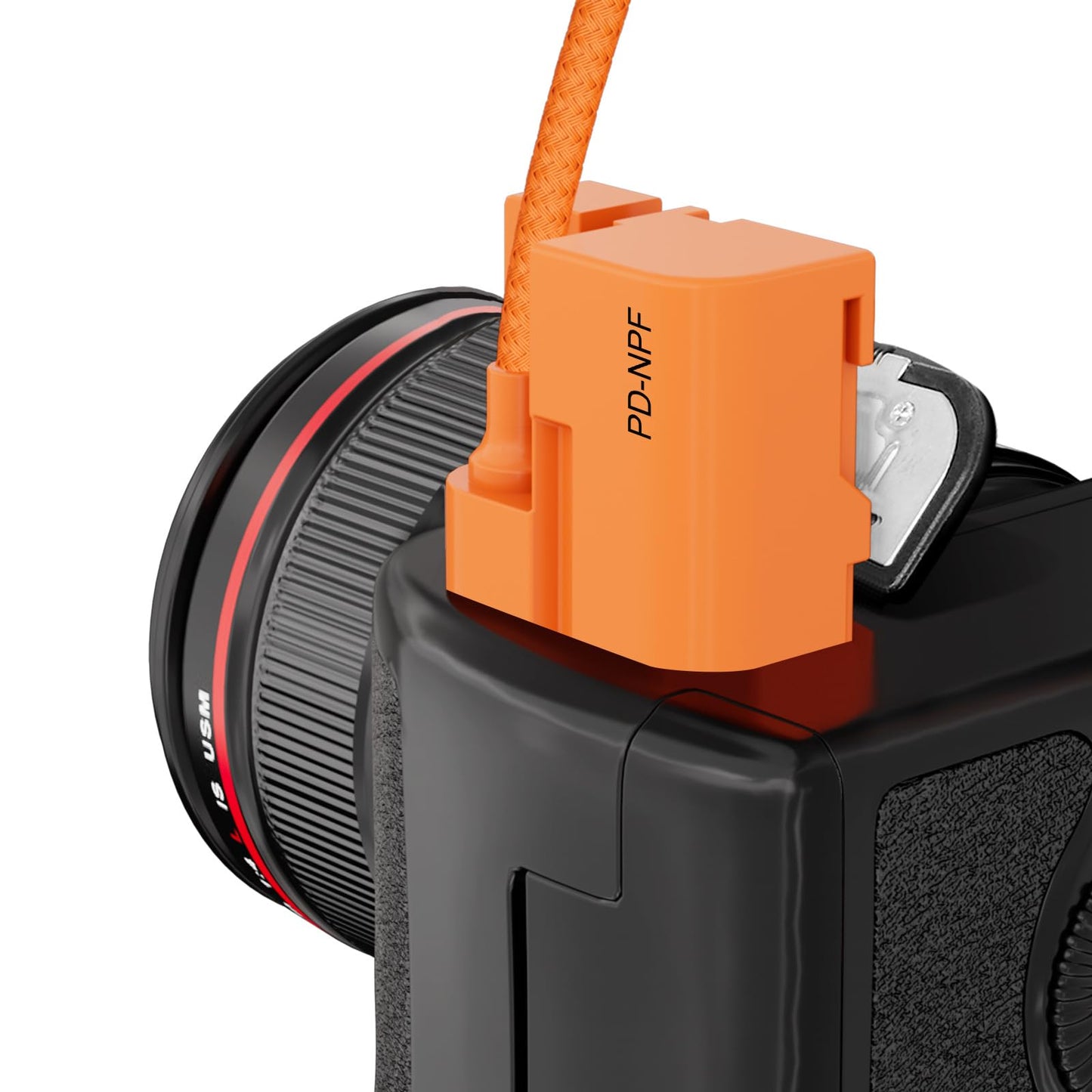 ZGCINE - Cable USB-C PD a batería falsa NPF (Cable trenzado)