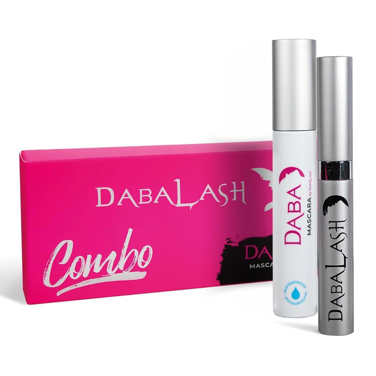 Dabalash Waterproof Combo – Professional Eyelash & Brow Strengthener & Mascara – Give Your Own Lashes a Longer, Fuller, & Thicker Look – 0.18 Oz & 0.45 Oz