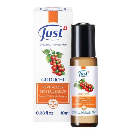SwissJust Guduchi Revitalizer Roll-On Aceites esenciales de 5 ml por . Extracto de Guduchi, con aceite de limón, aceite de romero, alcanfor y aceite de lavanda te revitaliza y te ayuda a recuperar tu energía perdida