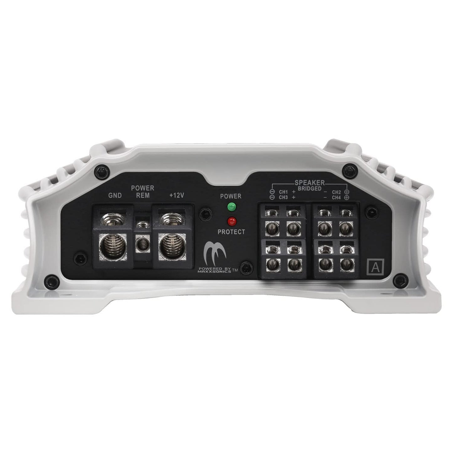 Crunch PZ2-1530.4D POWERZONE - Amplificador de coche de 4 canales, 1500 W, control remoto de graves incluido