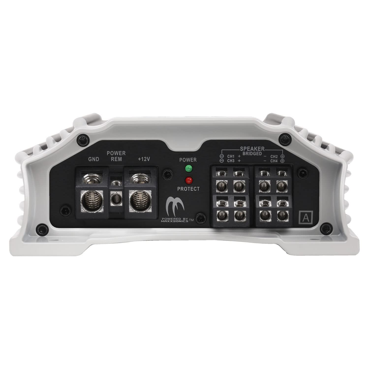 Crunch PZ2-1530.4D POWERZONE - Amplificador de coche de 4 canales, 1500 W, control remoto de graves incluido