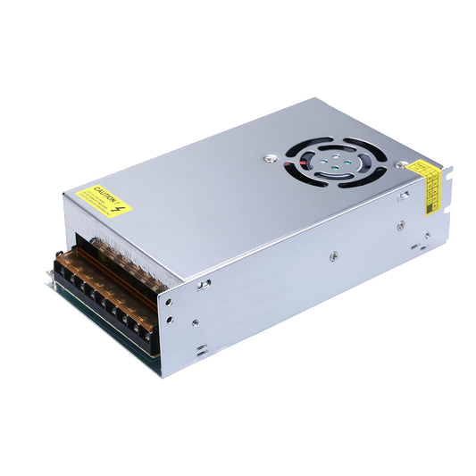 Yasoca - Fuente de alimentación de 12 V 20 A, adaptador universal de transformador de conmutación regulado para tira de luces LED, cámara CCTV y proyecto de computadora con convertidor de CA 110-240 V