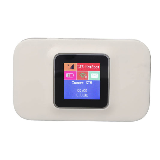 Router Móvil Portátil 4G Inalámbrico Blanco con Ranura para Tarjeta SIM para Europa