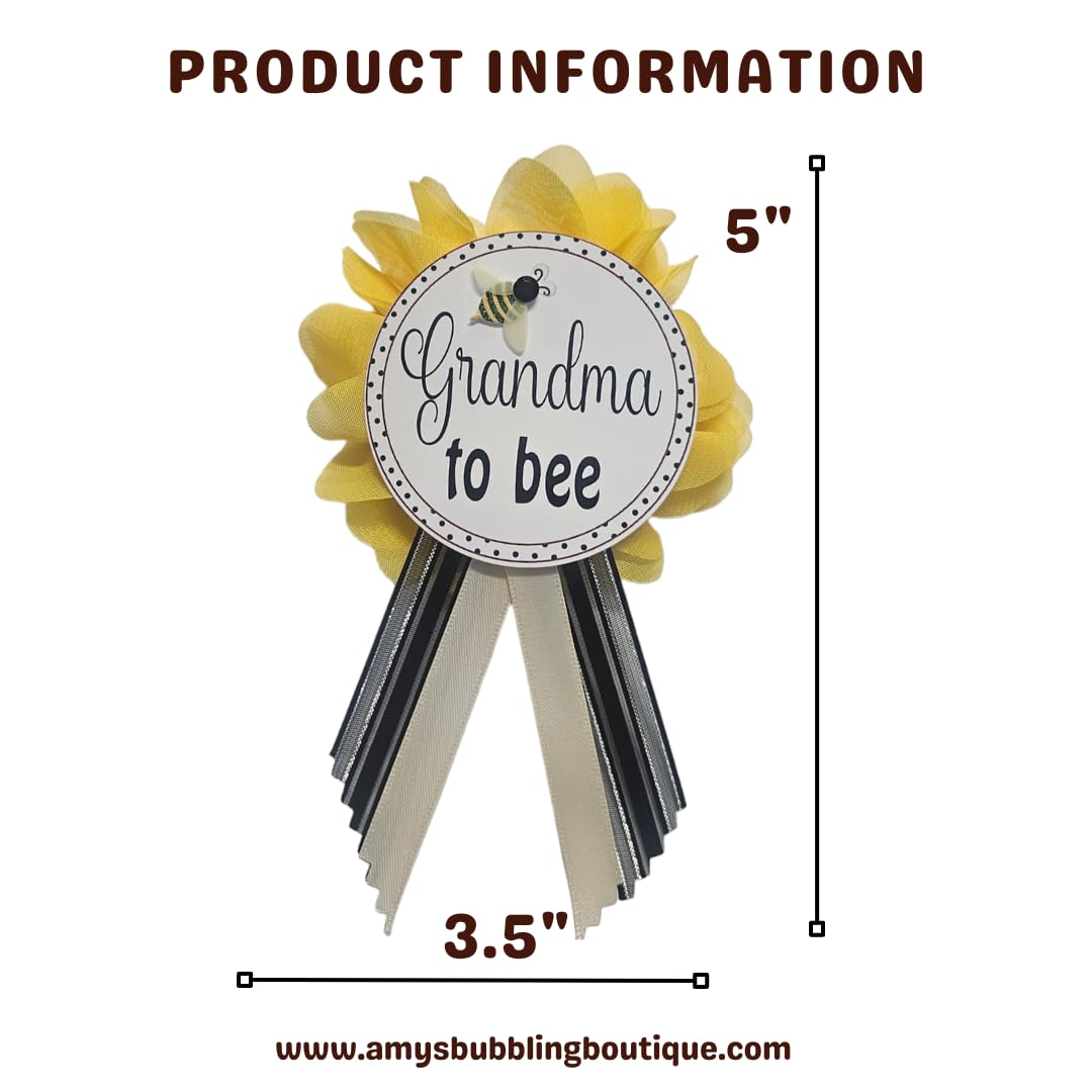 Insignia para despedida de soltera, diseño de abeja, color amarillo y negro