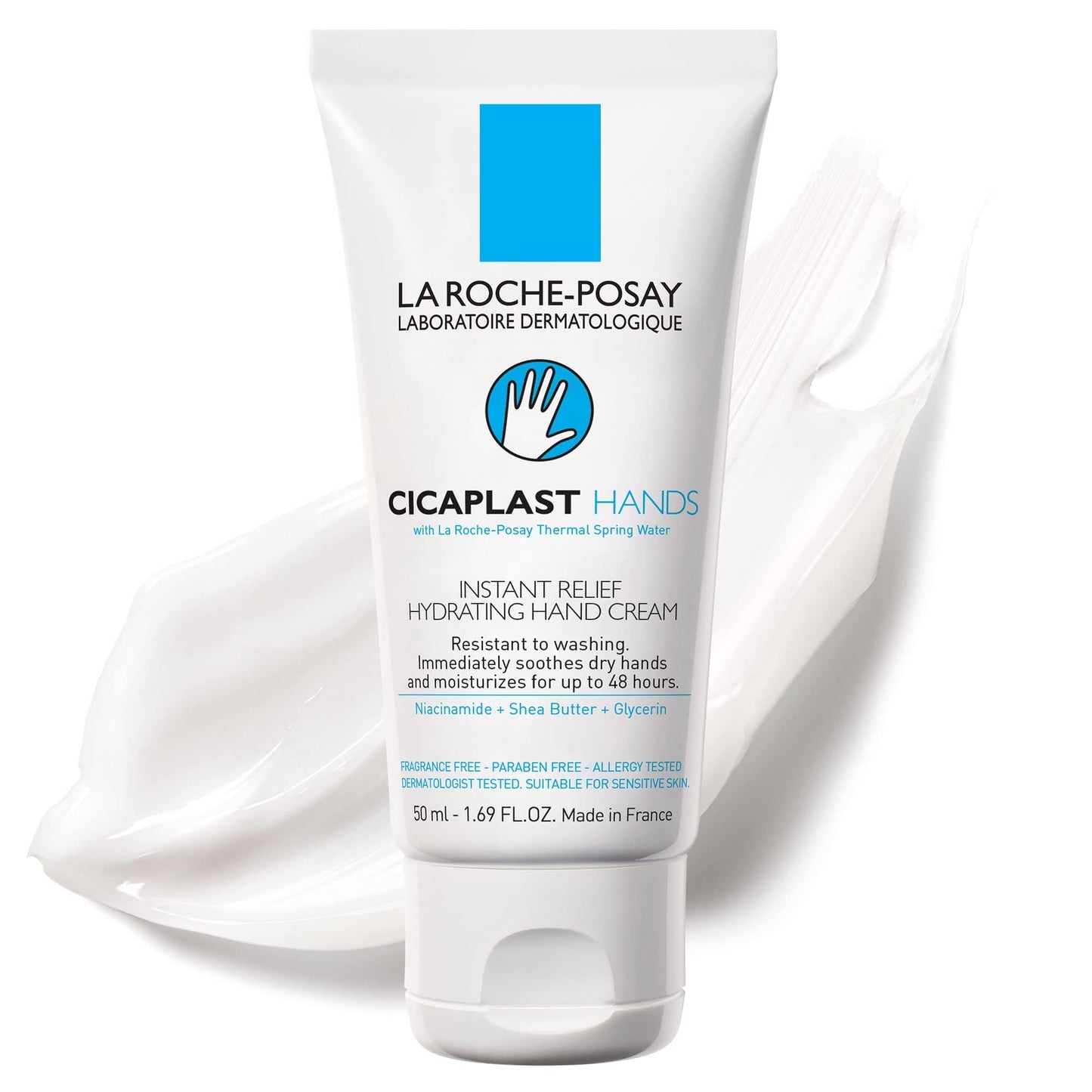 Crema de manos La Roche Posay Cicaplast Manos hidratante, protectora y reparadora 50ml