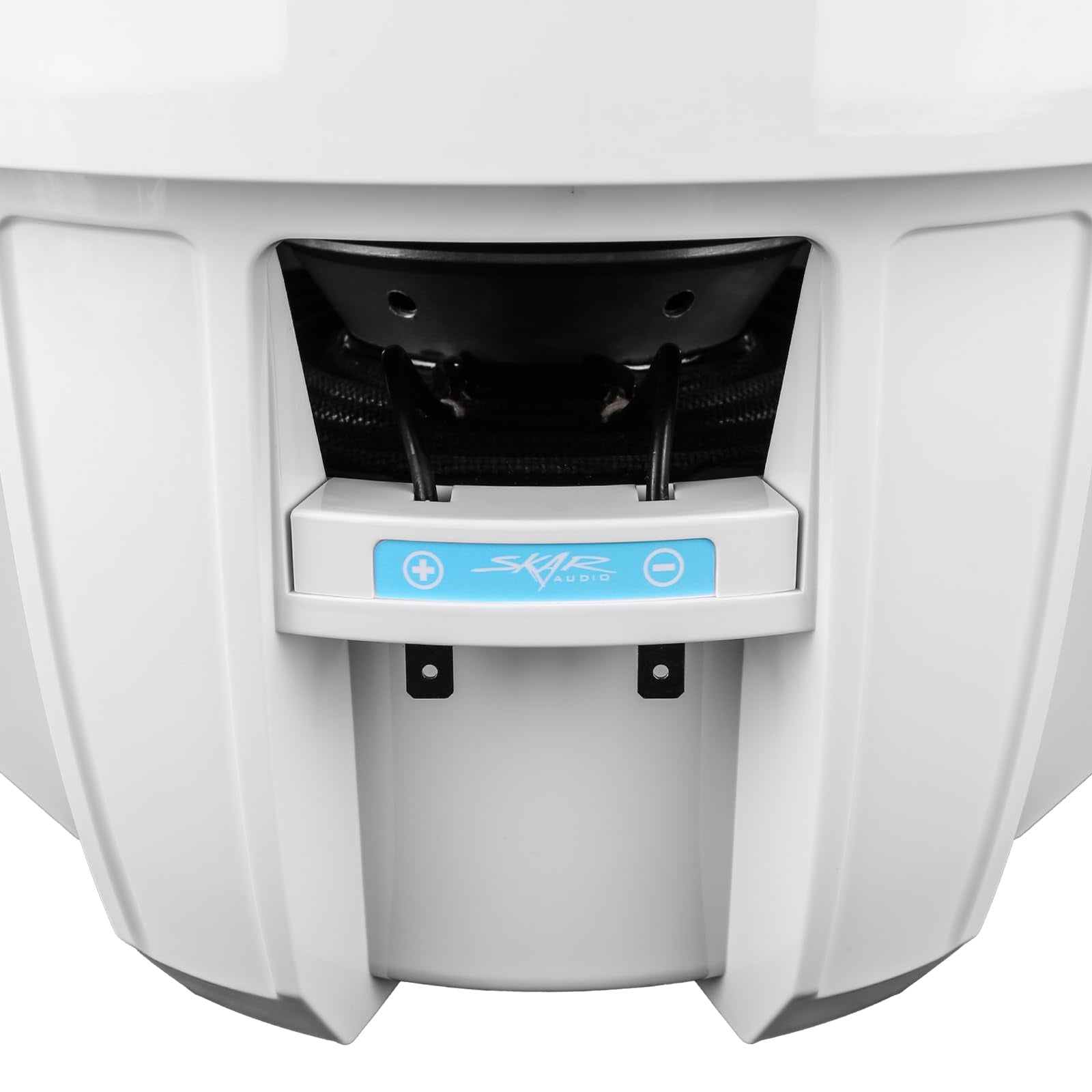 Skar Audio SKM10WD2 Subwoofer marino de 25,4 cm, 1000 W, potencia máxima dual de 2 ohmios (blanco)