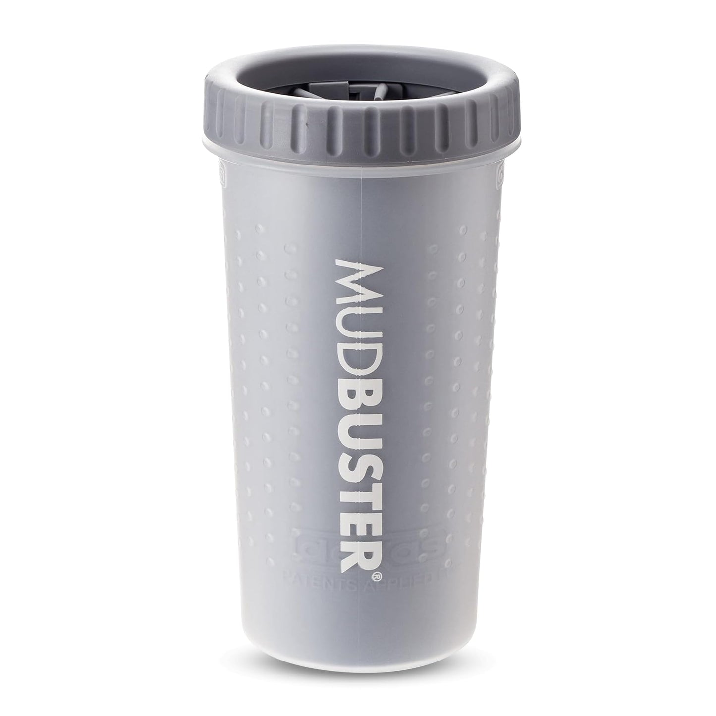 Dexas MudBuster - Lavadora portátil para patas de perro, grande, gris claro
