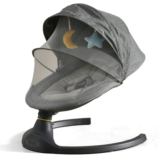 BAMBINETO Mecedora Eléctrica Bebé ORPHIC con Bluetooth