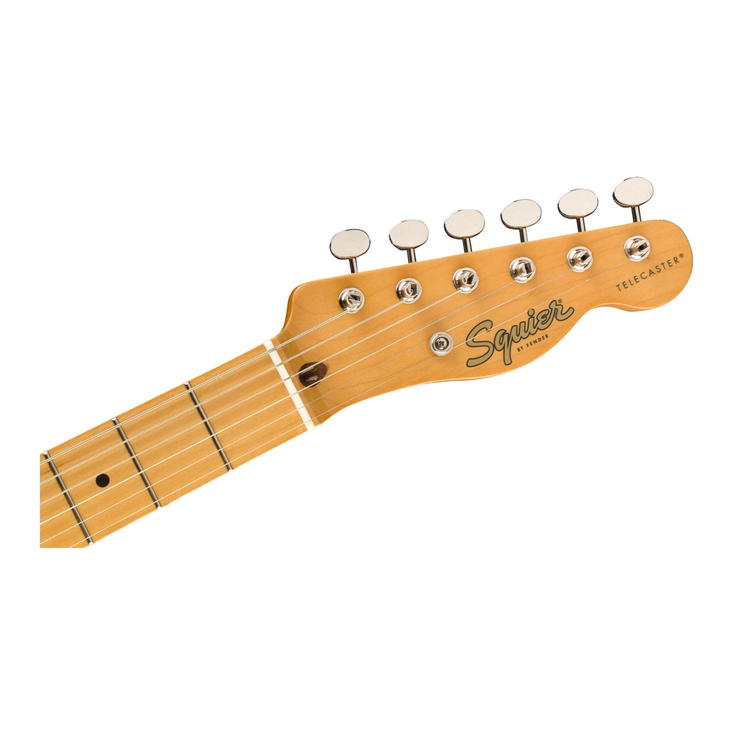 Squier by Fender Electric Guitar, with 2-Year Warranty, Classic Vibe 50s Telecaster, Maple Fingerboard with Vintage-Style Tuning Machines, Butterscotch Blonde, Pine Body, Vintage-Tint Gloss Finish