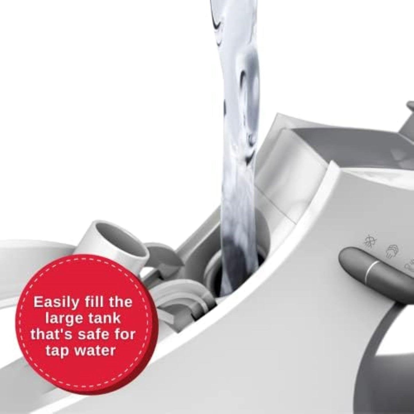 Plancha de Vapor Singer Blanco Gris SteamCraft