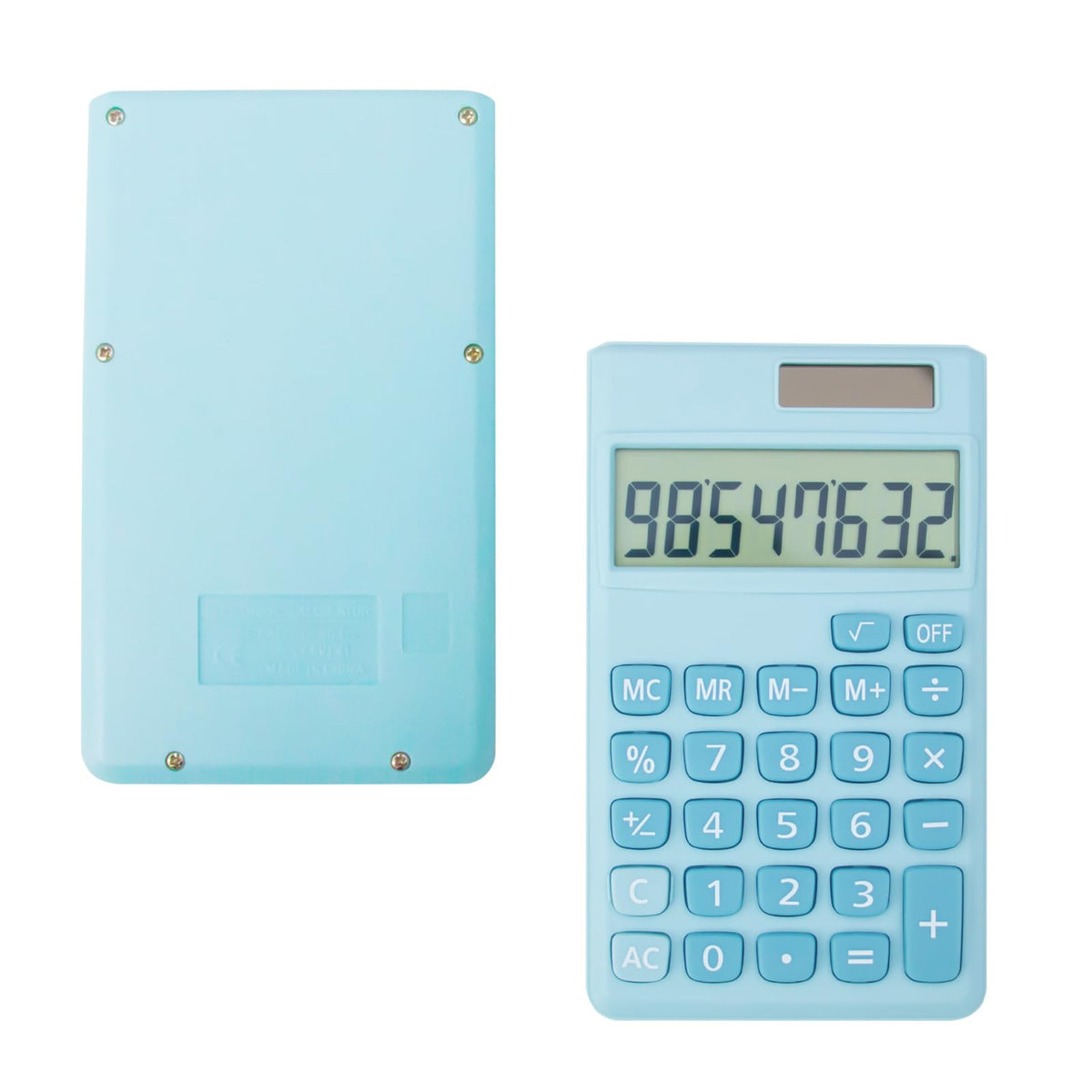 Calculadora Estándar Básica Pequeña Digital LCD 8 Dígitos Inteligente Solar tamaño de Bolsillo para Niños