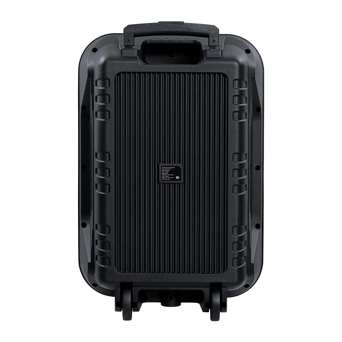 Bocina Profesional de 15 Pulgadas con Luz Flama Frontal Recargable, 35W RMS, Bluetooth, FM, USB, Micro SD, Aux, Micrófono Alámbrico y Ruedas para fácil transportación y manija retráctil KSW-3515