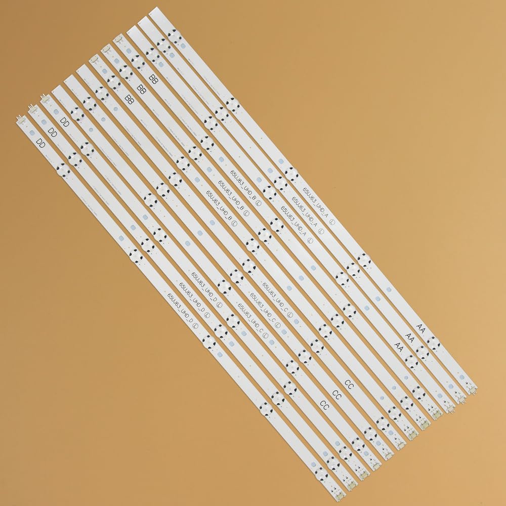GuuYebe EAV63673007 AGF78818401 EAV63673006 NC650DGE-AAFX7 UHD EAV63994201 AGF78818405 Tiras de retroiluminación LED para TV de 65 pulgadas, 65UJ63 SSC 65UJ63 63 Tipo